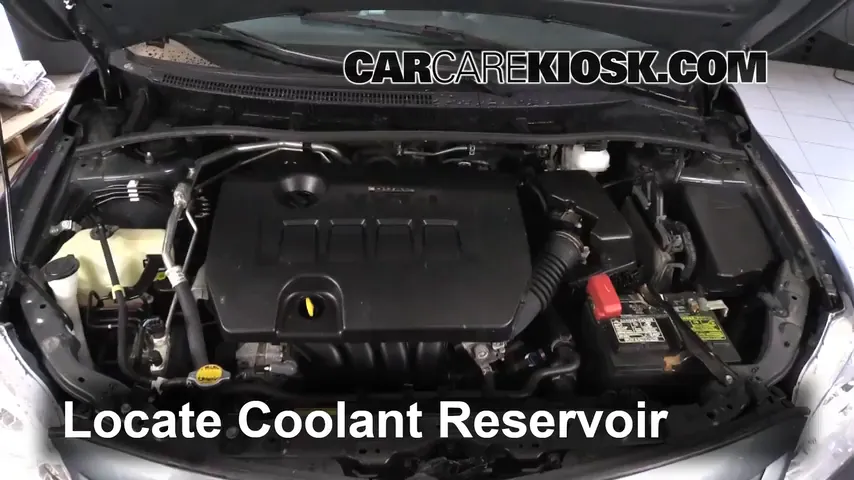 2012 Toyota Corolla LE 1.8L 4 Cyl. Coolant (Antifreeze) Flush Coolant